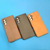 کیف کلاسوری چرمی مگنتی جا کارتی دار مناسب برای گوشی موبایل سامسونگ A54