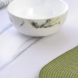 پیاله ماست خوری گلدن اپال طرح ماربل طلایی