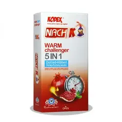 کاندوم کدکس مدل Warm Challenger 5in1 بسته 12 عددی | سرمد شاپ - فروشگاه اینترنتی سرمد شاپ
