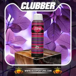 اسپری خوشبو کننده بدن زنانه شی مدل کالیبر ( Clubber ) - she