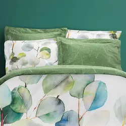 سرویس ملحفه ساتن کیسه ای لایکو مدل اکالیپتوس لواهوم