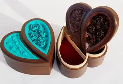 جعبه جواهر طرح چوب