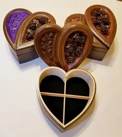 جعبه جواهر طرح چوب