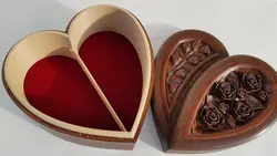 جعبه جواهر طرح چوب