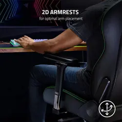 قیمت و خرید صندلی گیمینگ Razer مدل Enki X مشکی سبز | گیم پاس
