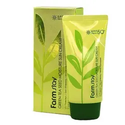 کرم ضد آفتاب آبرسان چای سبز فارم استی: FARM STAY GREEN TEA SEED  MOISTURE SUN CREAM