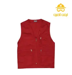 جلیقه کار مردانه - جلیقه ایمنی مهندسی و کارگاهی | ایمن تامین