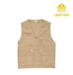 جلیقه کار مردانه - جلیقه ایمنی مهندسی و کارگاهی | ایمن تامین