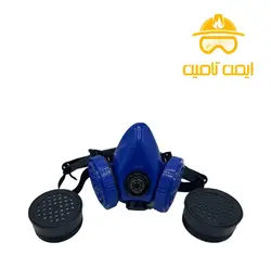 ماسک ایمنی دو فیلتر سانکو ذغالی | ایمن تامین