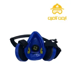 ماسک ایمنی دو فیلتر سانکو ذغالی | ایمن تامین
