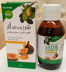 شربت انجیر ساتر ملین و ضد سرفه