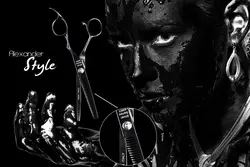 قیچی پیتاژ الکساندر 6/3 اینچ بدون شیار