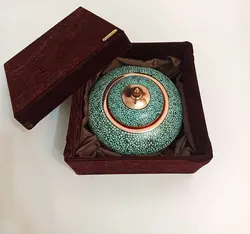 خاویار خوری فیروزه کوبی مسی 1500 گرمی
