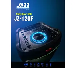 اسپیکر شارژی برقی جاز Jazz jz-120f