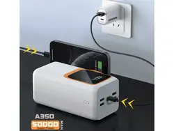 پاور بانک آسپور 50000 میلی آمپر 22.5 وات فست شارژ - A350