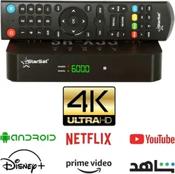 آندروید باکس و گیرنده StarSat SR-X55 4K