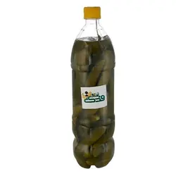 خیارشور قلمی خانگی فدک (بانمک و سرکه طبیعی)