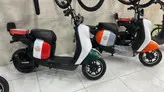 موتور سیکلت برقی ( اسکوتر برقی ) طرح وسپا VLRA مدل K1 رنگ‌ red green