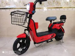 موتور سیکلت برقی دو‌نفره (اسکوتر برقی ) E.Bike مدل H1 رنگ قرمز