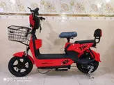 موتور سیکلت برقی دو‌نفره (اسکوتر برقی ) E.Bike مدل H1 رنگ قرمز