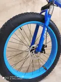 دوچرخه تاشو سایز 26 افرود لاستیک پهن ساحلی VTT رنگ آبی
