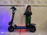 اسکوتر برقی دو نفره روهان وینگز ROHAN WINGS مدل E22 رنگ آبی موتور براشلس آلمان