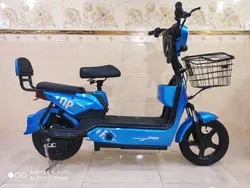 موتور سیکلت برقی دو‌نفره (اسکوتر برقی ) E.Bike مدل H1 رنگ آبی