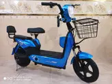 موتور سیکلت برقی دو‌نفره (اسکوتر برقی ) E.Bike مدل H1 رنگ آبی