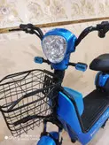 موتور سیکلت برقی دو‌نفره (اسکوتر برقی ) E.Bike مدل H1 رنگ آبی