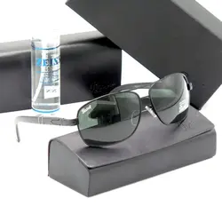 عینک آفتابی مردانه پرسول Persol شیشه سنگ UV400 دسته فنری