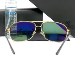 عینک آفتابی مردانه پرسول Persol شیشه سنگ UV400 دسته فنری