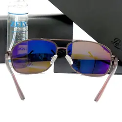 عینک آفتابی مردانه پرسول Persol شیشه سنگ UV400 دسته فنری
