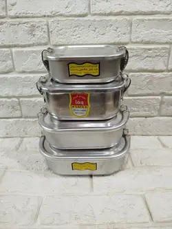 ظرف غذا روحی کتابی چفت دار