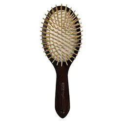 برس مو چوبی بامبو رز بیضی W75