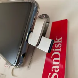 فلش مموری سن دیسک مدل Ultra Dual Drive Luxe ظرفیت 64 گیگابایت