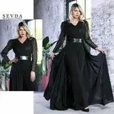 مدل ویدا متریال : بالاتنه پولک و کرپ حریر شلوار