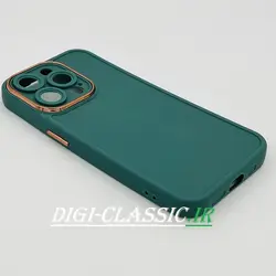 قاب گوشی iPhone 15 Pro آیفون سیلیکونی راک متال کیس محافظ لنزدار در رنگ بندی متنوع کد 2