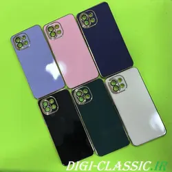 قاب گوشی Mi 11 Lite شیائومی طرح ژله ای مای کیس گلد لاین دور طلایی محافظ لنز شیشه ای در رنگ بندی متنوع کد 3