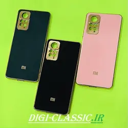 قاب گوشی Redmi Note 11 Pro 4G Global - Redmi Note 11 Pro 5G Global - Redmi Note 11E Pro 5G شیائومی اورجبنال طرح ژله ای کیتی KITTY مای کیس گلد لاین آینه ای دور طلایی محافظ لنز دار در رنگ بندی متنوع کد 8