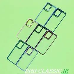 قاب گوشی Mi 11T - Mi 11T Pro شیائومی اورجینال نیو اسکین NEW SKIN متال کیس Metal طرح پشت طلق شفاف دور سیلیکونی در رنگ بندی متنوع کد 4