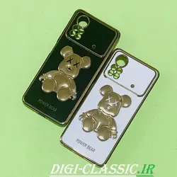 قاب گوشی Poco X4 Pro 5G شیائومی اورجینال طرح ژله ای مای کیس خرس طلایی تدی برجسته POWER BEAR محافظ لنز دار در رنگ بندی متنوع کد 3