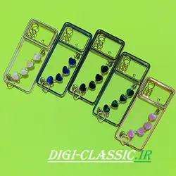 قاب گوشی Poco X4 Pro 5G شیائومی طرح الکتروپلیتینگ شفاف اورجینال مای کیس My Case Anyland دستبندی زنجیری قلبی مخمل آویزدار محافظ لنز دار در رنگ بندی متنوع کد 2