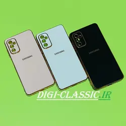 قاب گوشی Galaxy M52 5G سامسونگ اورجینال طرح ژله ای مای کیس گلد لاین دور طلایی محافظ لنز دار در رنگ بندی متنوع کد 1