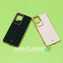 قاب گوشی Poco F4 - Redmi K40S شیائومی اورجینال طرح ژله ای مای کیس گلد لاین دور طلایی محافظ لنز دار در رنگ بندی متنوع کد 1