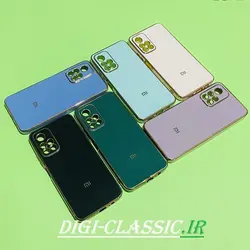 قاب گوشی Redmi Note 11 (China) 5G - Redmi Note 11T - Poco M4 Pro 5G شیائومی اورجینال طرح ژله ای مای کیس گلد لاین دور طلایی محافظ لنز دار در رنگ بندی متنوع کد 1
