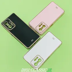 قاب گوشی Mi 11T - Mi 11T Pro شیائومی اورجینال طرح ژله ای مای کیس گلد لاین دور طلایی محافظ لنز دار در رنگ بندی متنوع کد 1