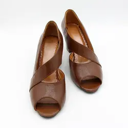 کفش پاشنه دار تمام چرم طبیعی زیره ترک نیولایت ترک کفی طبی و پاشنه راش