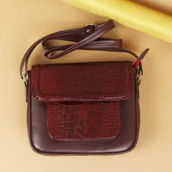 کیف دوشی چرم ترکیبی طبیعی | آستر جنس ترک زیپ خارجی و یک سال گارانتی تعمیر رایگان