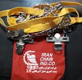 زنجیر چرخ فولادی رینگ اسپورت و فابریک آلومینیومی سایز 15 ایران زنجیر