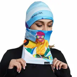 دستمال گردن هیمالیا کد 347 طرح HAPPY GIRL